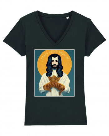 jesus cu pisici Black