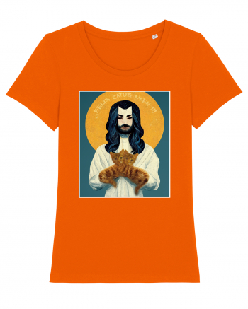jesus cu pisici Bright Orange