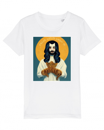 jesus cu pisici White