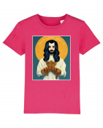 jesus cu pisici Tricou mânecă scurtă  Copii Mini Creator