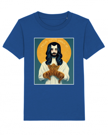 jesus cu pisici Majorelle Blue