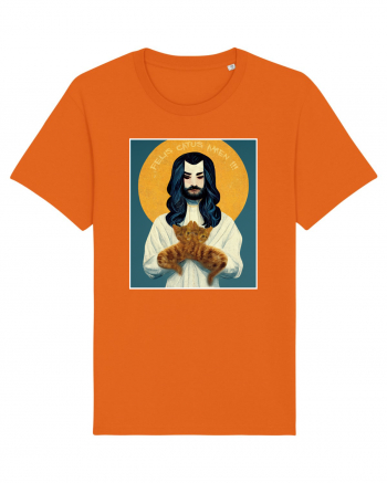 jesus cu pisici Bright Orange