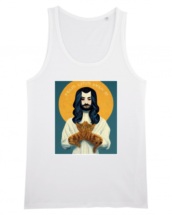 jesus cu pisici White