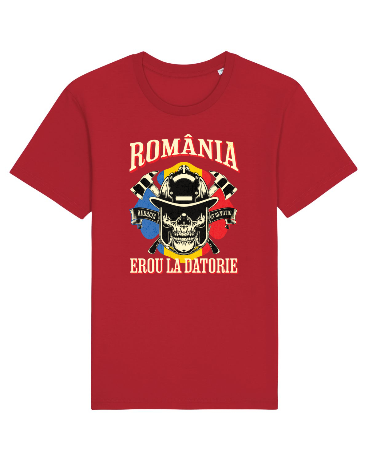 Tricou mânecă scurtă Unisex Rocker Red