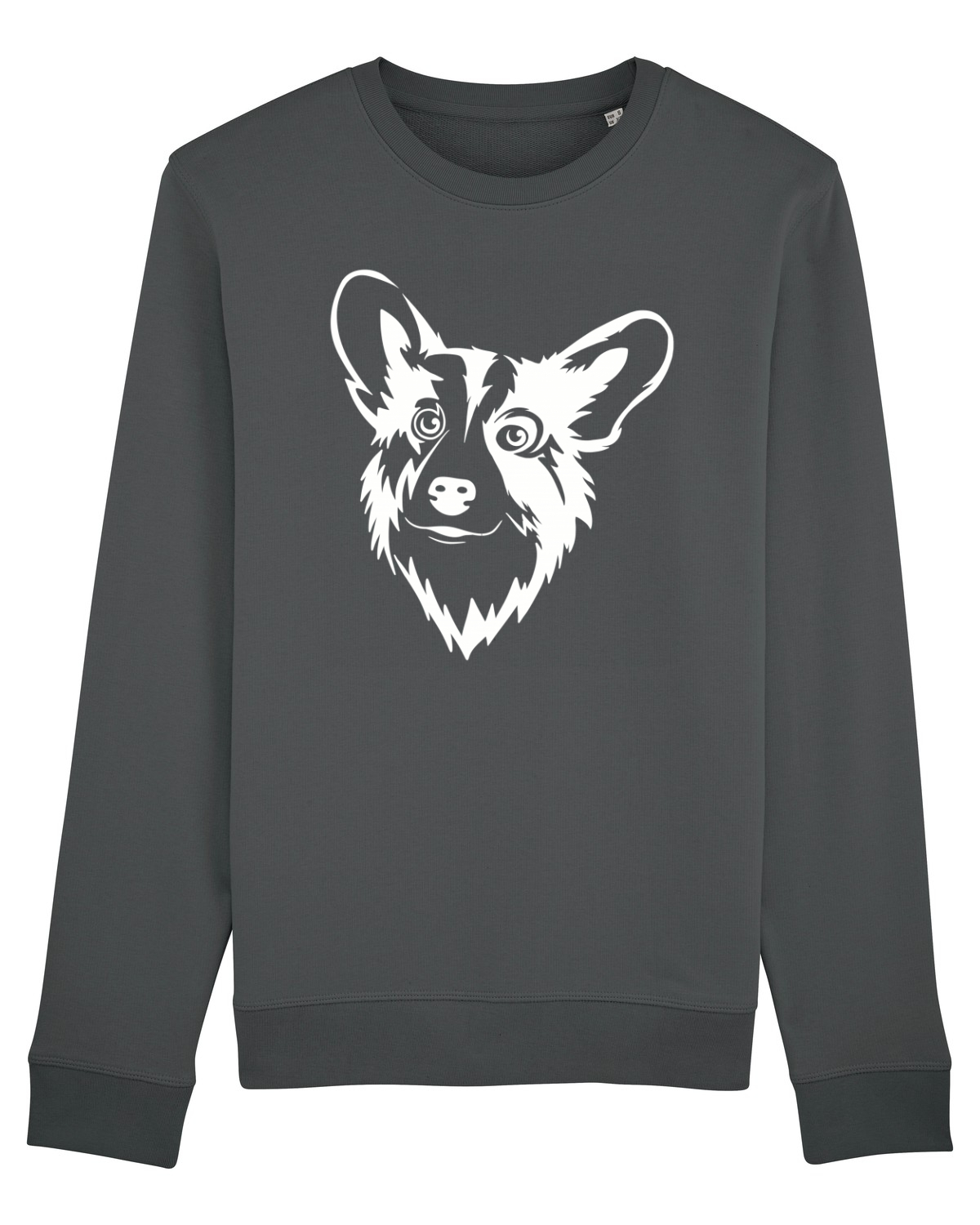 Bluză mânecă lungă Unisex Rise Anthracite