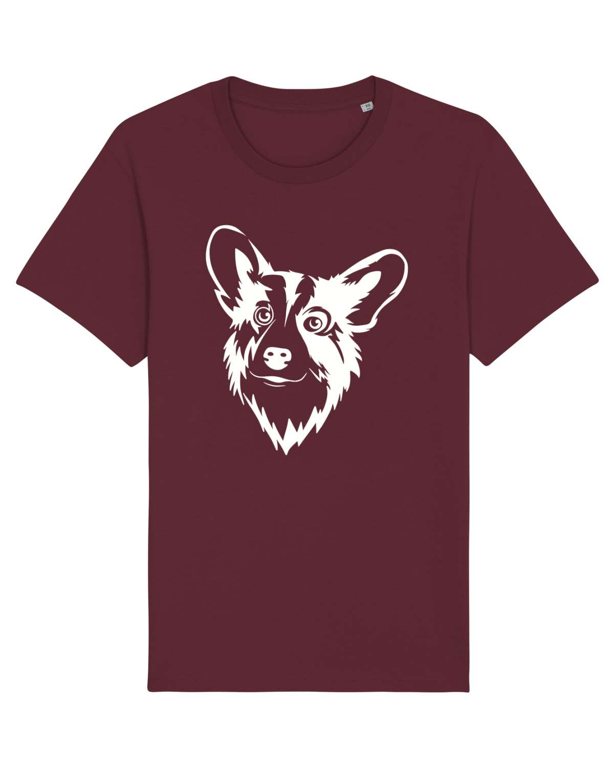 Tricou mânecă scurtă Unisex Rocker Burgundy