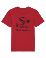 Smile! Tricou mânecă scurtă Unisex Rocker