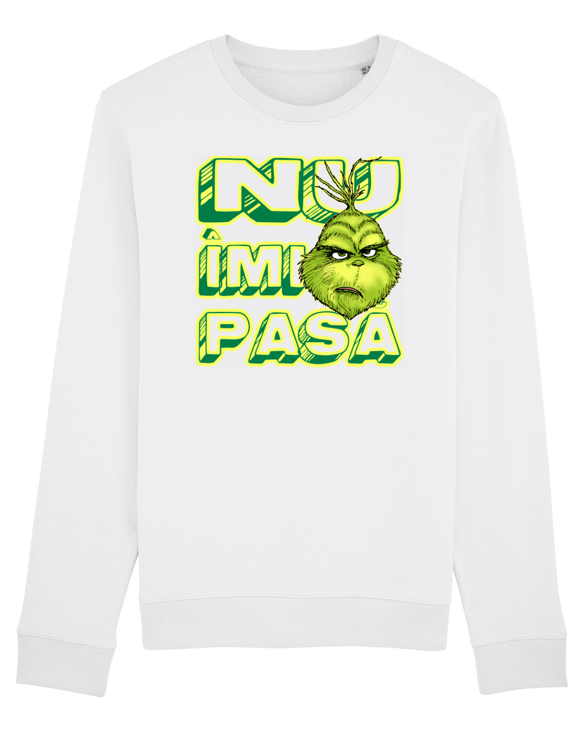 Bluză mânecă lungă Unisex Rise White