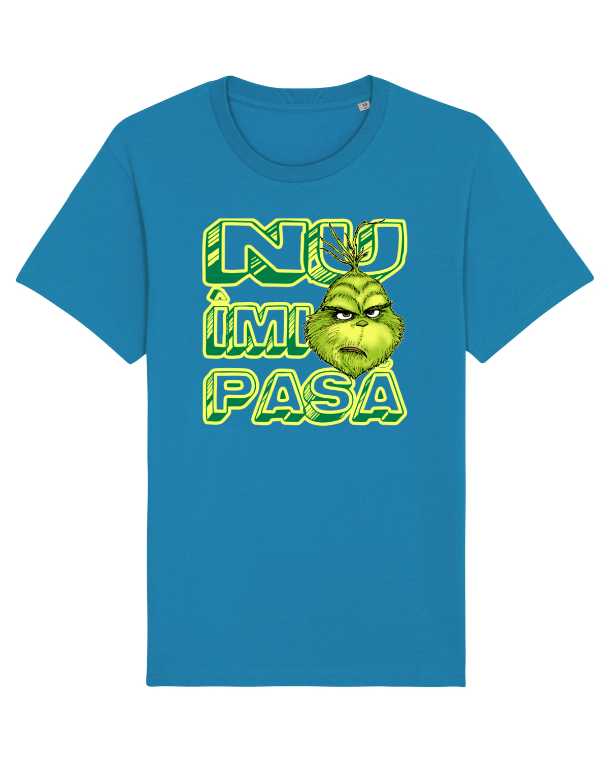 Tricou mânecă scurtă Unisex Rocker Azur