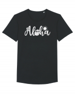 Aloha   Tricou mânecă scurtă guler larg Bărbat Skater