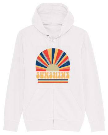 Retro 70s Style Hippie Sunshine White