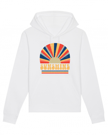 Retro 70s Style Hippie Sunshine White