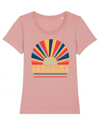 Retro 70s Style Hippie Sunshine Canyon Pink