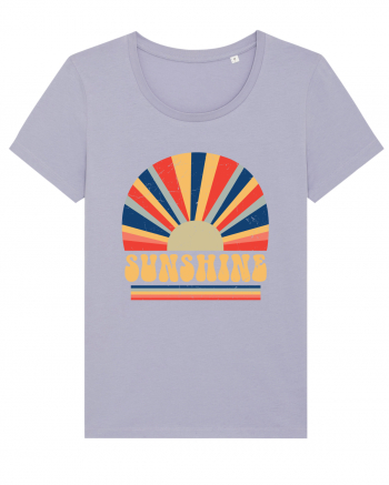 Retro 70s Style Hippie Sunshine Lavender