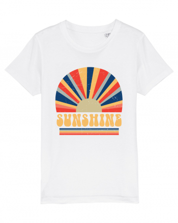 Retro 70s Style Hippie Sunshine White