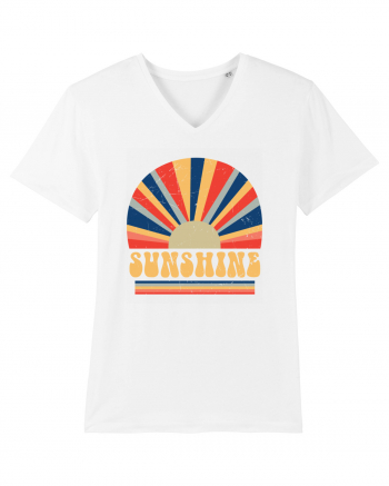 Retro 70s Style Hippie Sunshine White