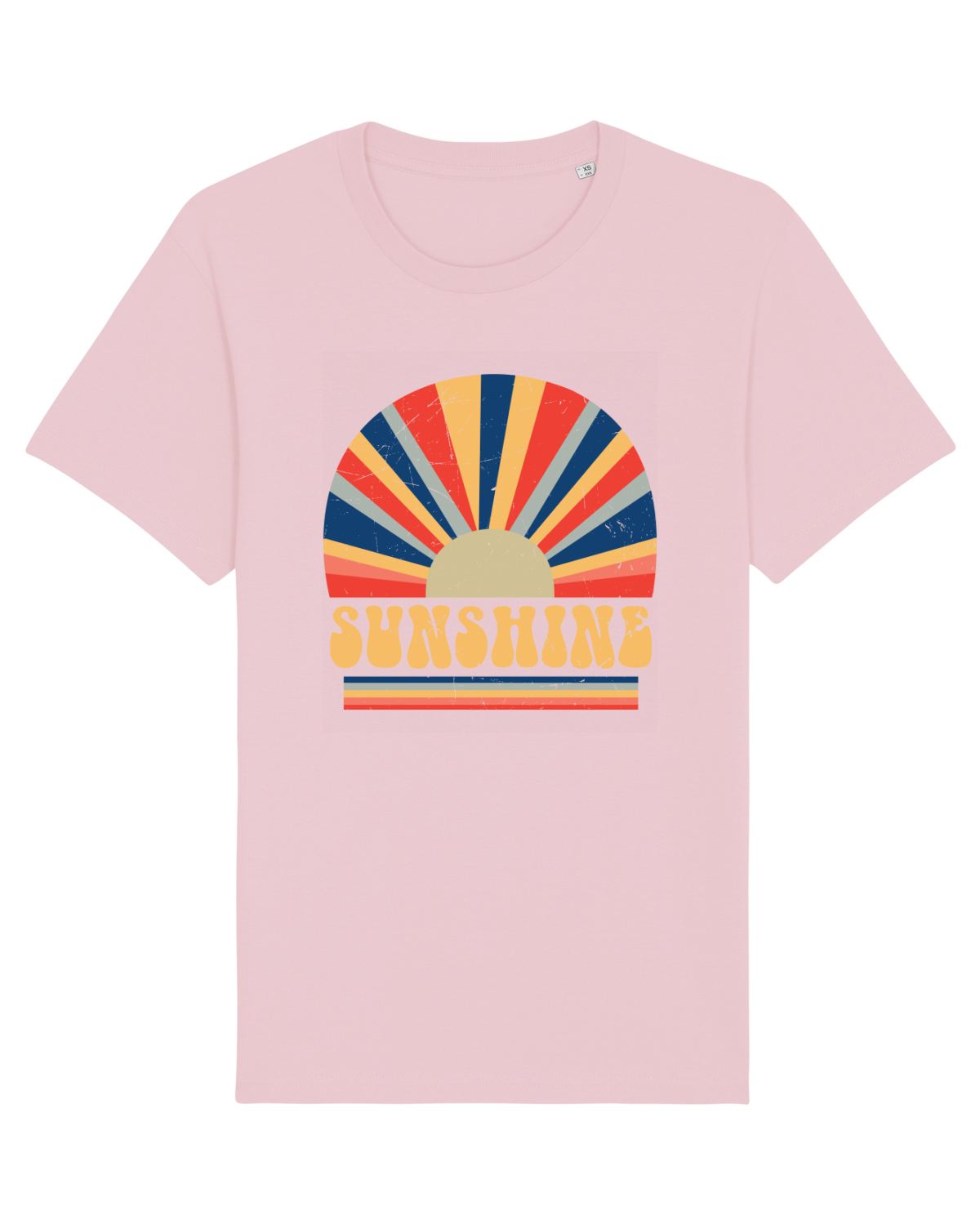 Tricou mânecă scurtă Unisex Rocker Cotton Pink