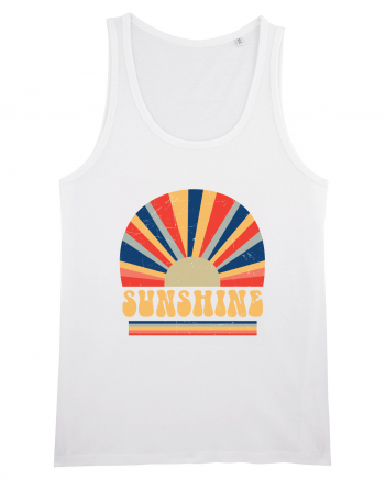 Retro 70s Style Hippie Sunshine White