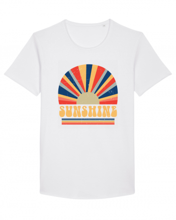 Retro 70s Style Hippie Sunshine White