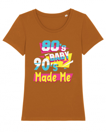 Retro 80s Baby 90s Made Me Roasted Orange