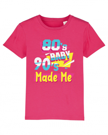 Retro 80s Baby 90s Made Me Raspberry