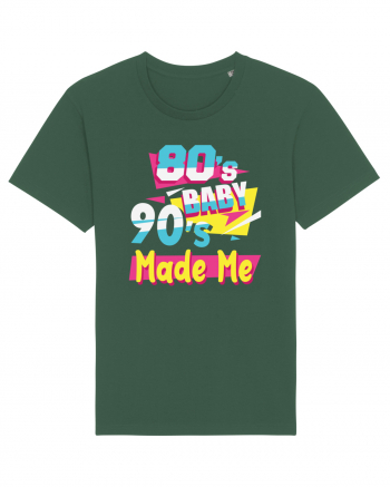 Retro 80s Baby 90s Made Me Bottle Green