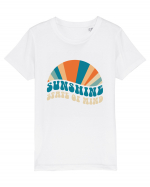 Sunshine State of Mind Retro Sunset Tricou mânecă scurtă  Copii Mini Creator