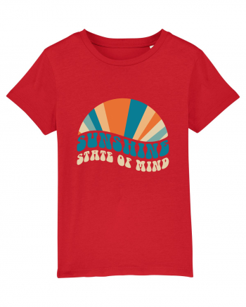 Sunshine State of Mind Retro Sunset Red