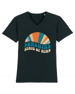 Sunshine State of Mind Retro Sunset Tricou mânecă scurtă guler V Bărbat Presenter