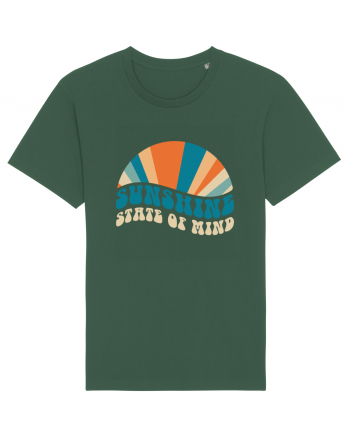 Sunshine State of Mind Retro Sunset Bottle Green