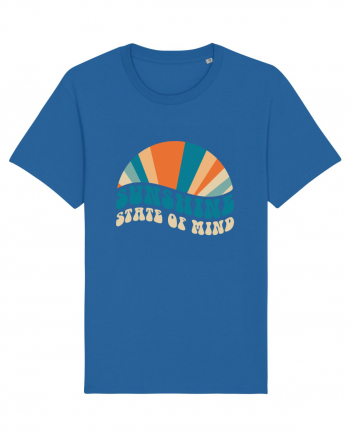 Sunshine State of Mind Retro Sunset Royal Blue