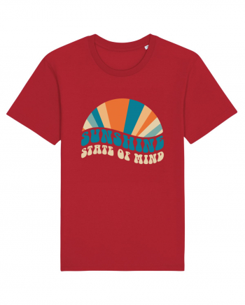 Sunshine State of Mind Retro Sunset Red