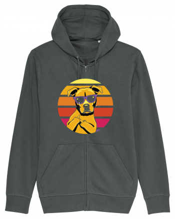 Thug Dog 80s Retro Style Anthracite