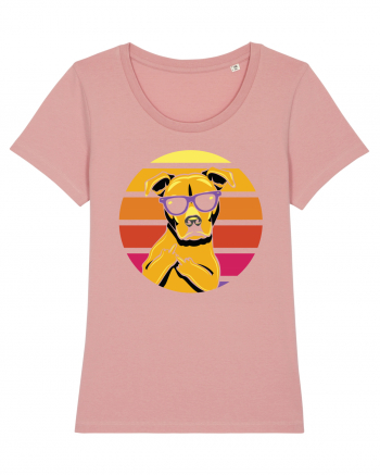 Thug Dog 80s Retro Style Canyon Pink