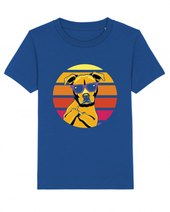 Thug Dog 80s Retro Style Majorelle Blue