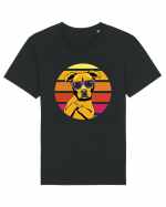 Thug Dog 80s Retro Style Tricou mânecă scurtă Unisex Rocker