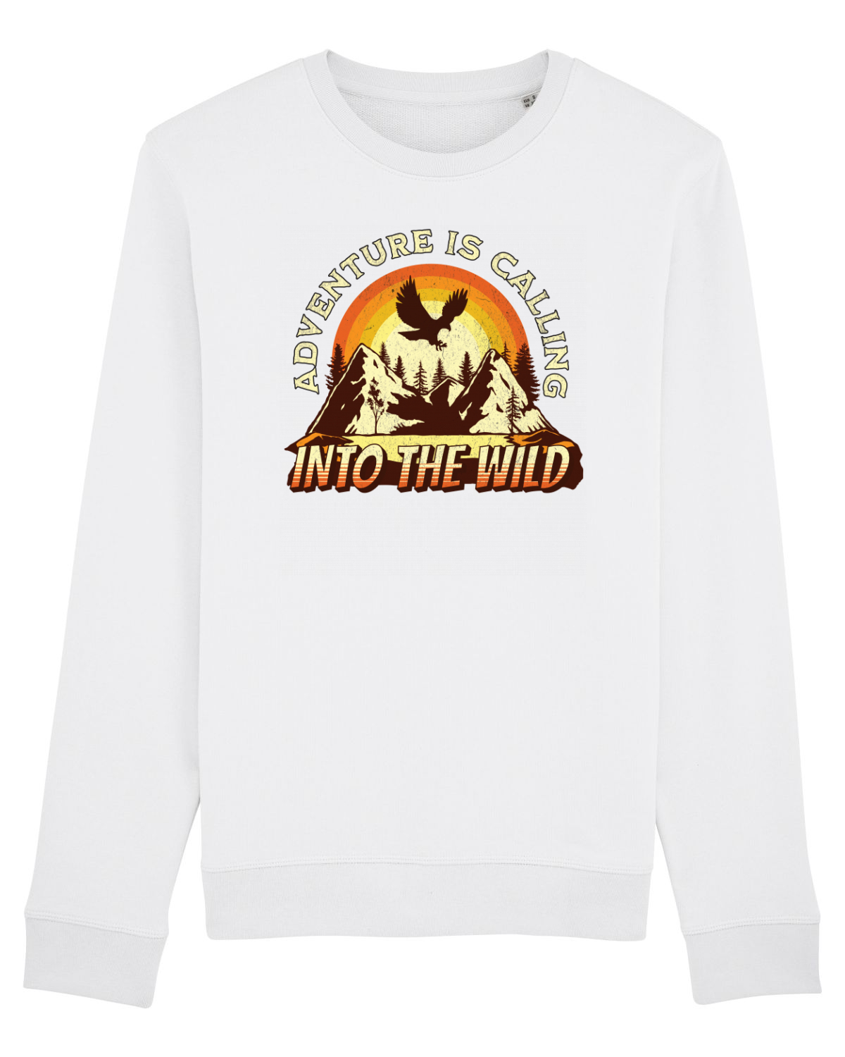 Bluză mânecă lungă Unisex Rise White