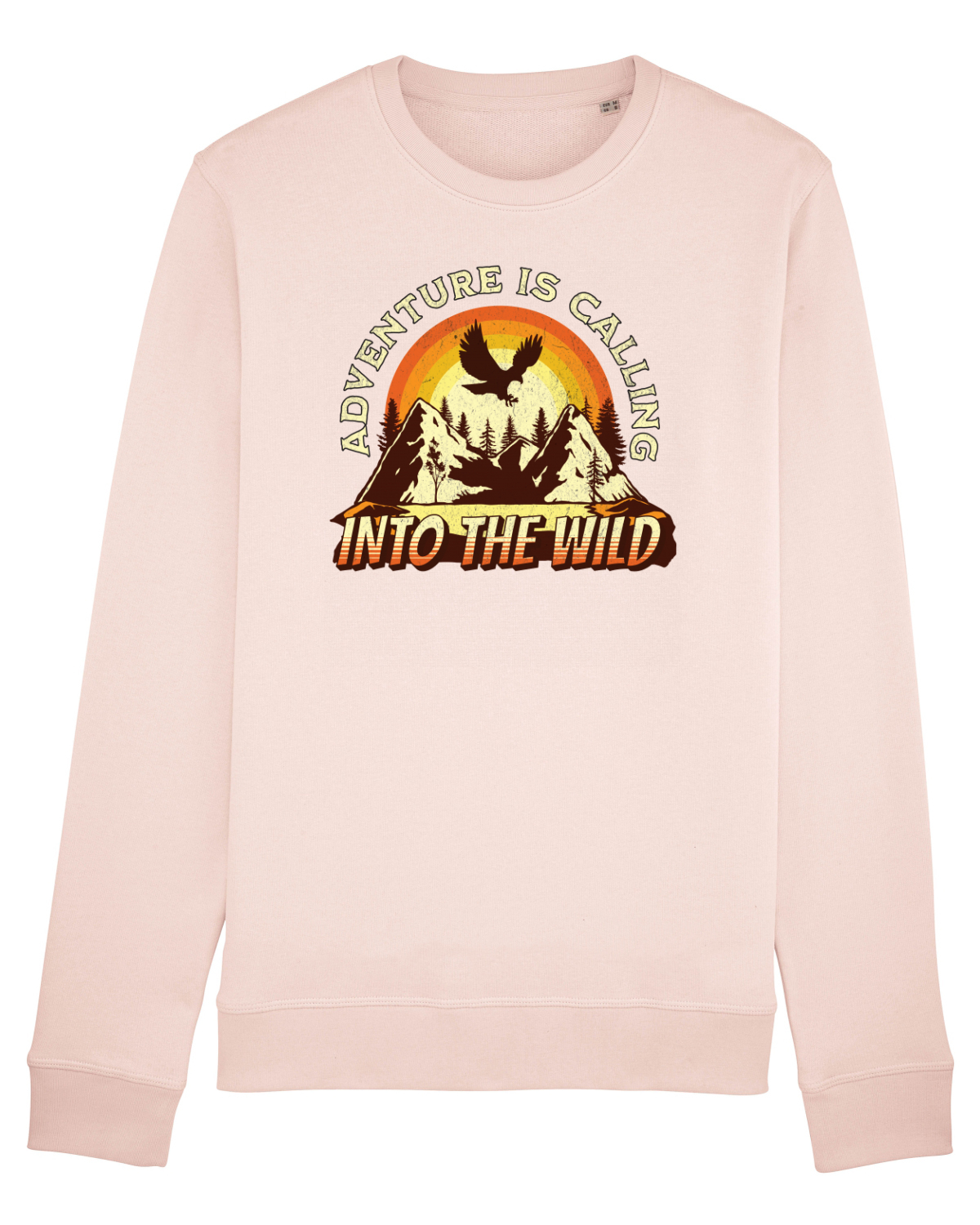 Bluză mânecă lungă Unisex Rise Candy Pink