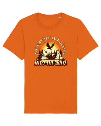 Adventure is calling into the wild Bright Orange