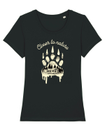 Pentru montaniarzi - Closer to nature Tricou mânecă scurtă guler larg fitted Damă Expresser