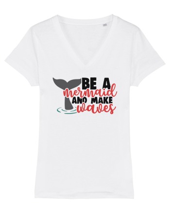 Be A Mermaid And Make Waves White