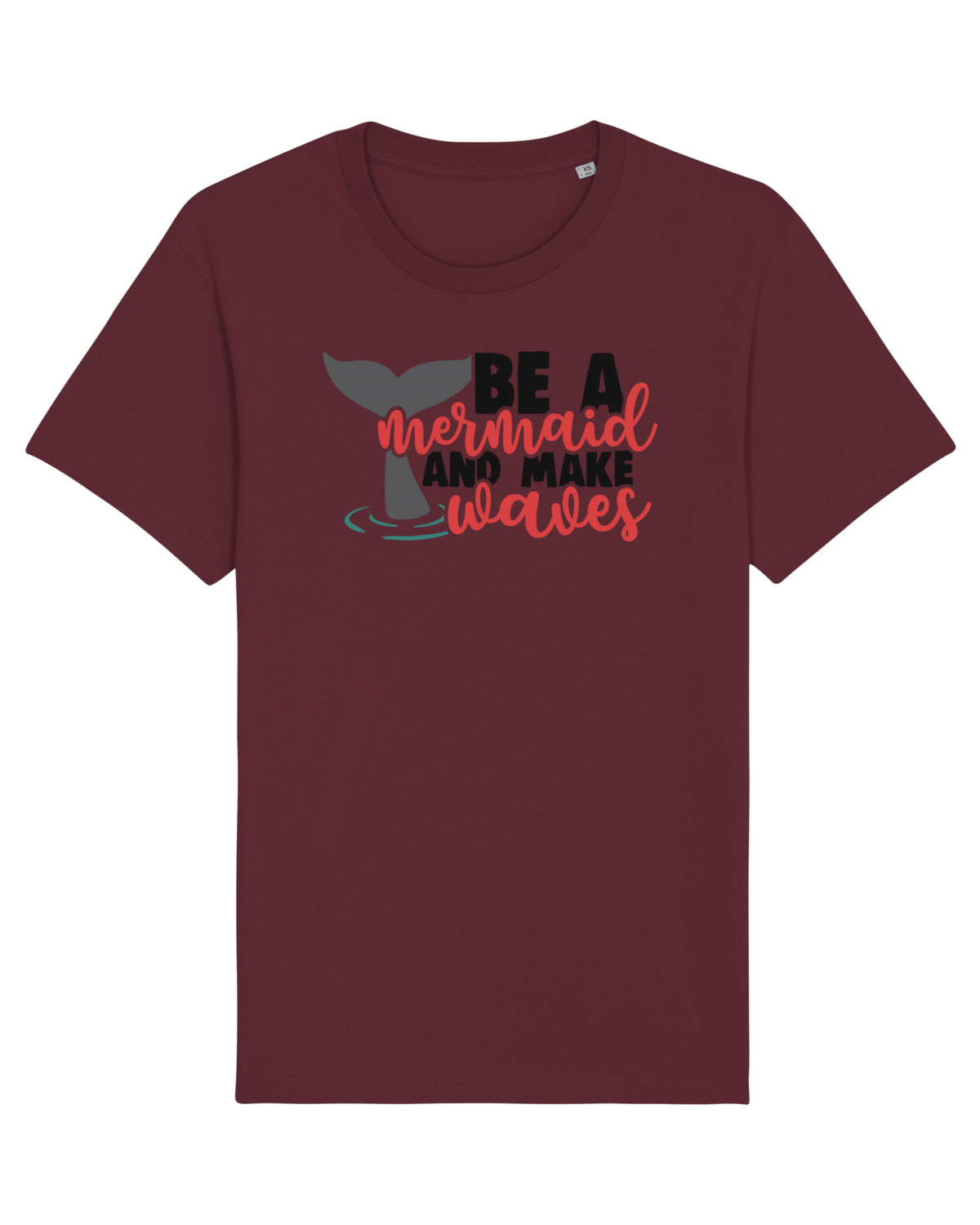 Tricou mânecă scurtă Unisex Rocker Burgundy