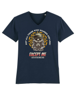 Not all those who wander are lost - Except me Tricou mânecă scurtă guler V Bărbat Presenter