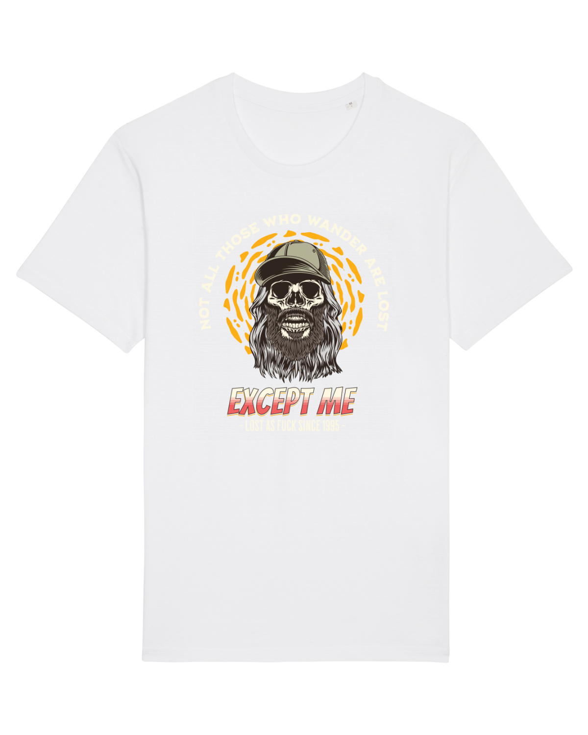 Tricou mânecă scurtă Unisex Rocker White