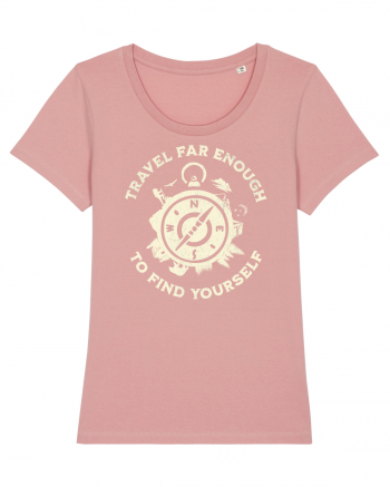 Travel far enough to find yourself Canyon Pink