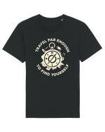 Travel far enough to find yourself Tricou mânecă scurtă Unisex Rocker