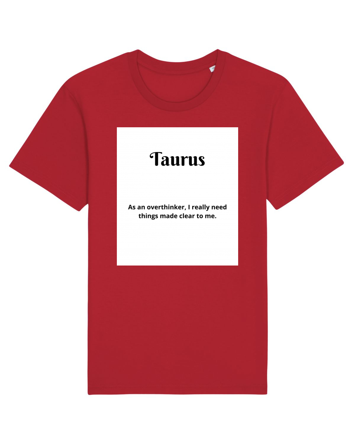 Tricou mânecă scurtă Unisex Rocker Red