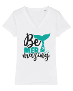 Be Mermazing Tricou mânecă scurtă guler V Damă Evoker