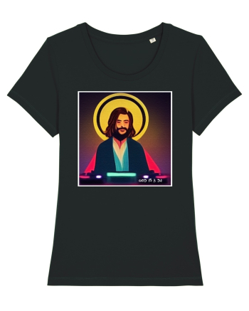 god is a dj Black