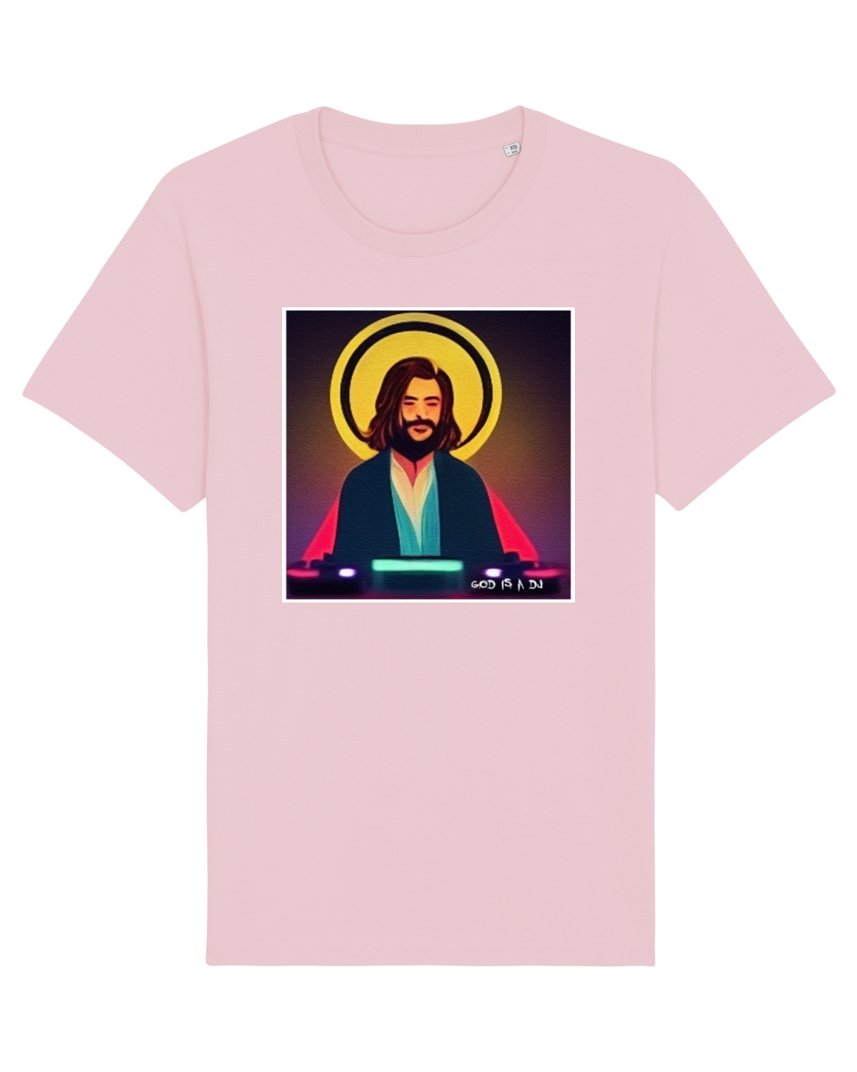 Tricou mânecă scurtă Unisex Rocker Cotton Pink